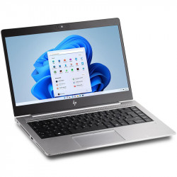 HP EliteBook 840 G5 Laptop, Silber, Intel Core i5-8250U, 8GB RAM, 256GB SSD, 14" 1920x1080 FHD, EuroPC 1 Jahr Garantie, Englisch Tastatur