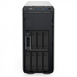 Dell PowerEdge T350 Tower-Server, 8x3,5-Zoll-Schachtgehäuse, Intel Xeon E-2334, 16 GB RAM, 480 GB SATA SSD, PERC H355, 700-W-Netzteil, Dell 3 Jahre Garantie