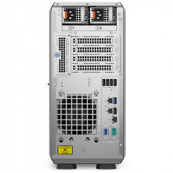 Dell PowerEdge T350 Tower-Server, 8x3,5-Zoll-Schachtgehäuse, Intel Xeon E-2334, 16 GB RAM, 480 GB SATA SSD, PERC H355, 700-W-Netzteil, Dell 3 Jahre Garantie