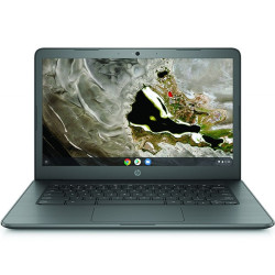 HP Chromebook 14A G5, Grigio, AMD A4 9120C, 4GB RAM, 32GB eMMC, 14" 1366x768 HD, HP 1 Anno Di Garanzia, Inglese Tastiera