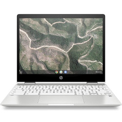 HP Chromebook x360 12b-ca0001na, Bianca, Intel Pentium Silver N5000, 4GB RAM, 64GB eMMC, 12.0" 1600x900 HD+, HP 1 Anno Di Garanzia