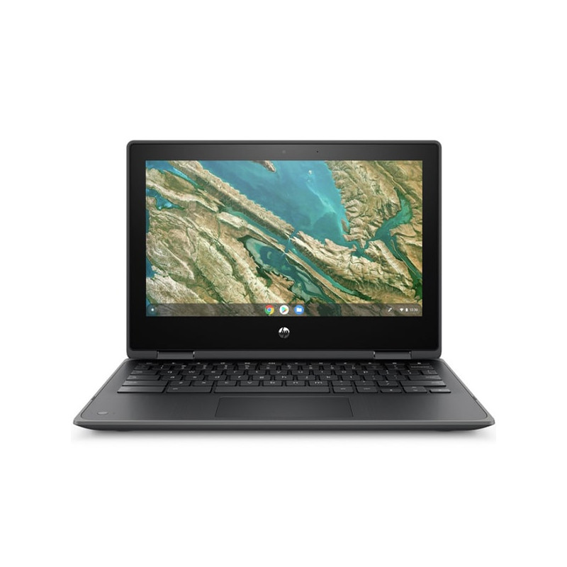 HP Chromebook 11 x360 G3, Nero, Intel Celeron N4000, 4GB RAM, 32GB eMMC, 11.6" 1366x768 HD, HP 1 Anno Di Garanzia