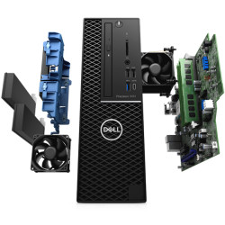 Dell Precision Tower 3431 Small Form Factor, Nero, Intel Core i5-9500, 16GB RAM, 512GB SSD, 2GB NVIDIA Quadro P620, Dell 3 Anni Di Garanzia
