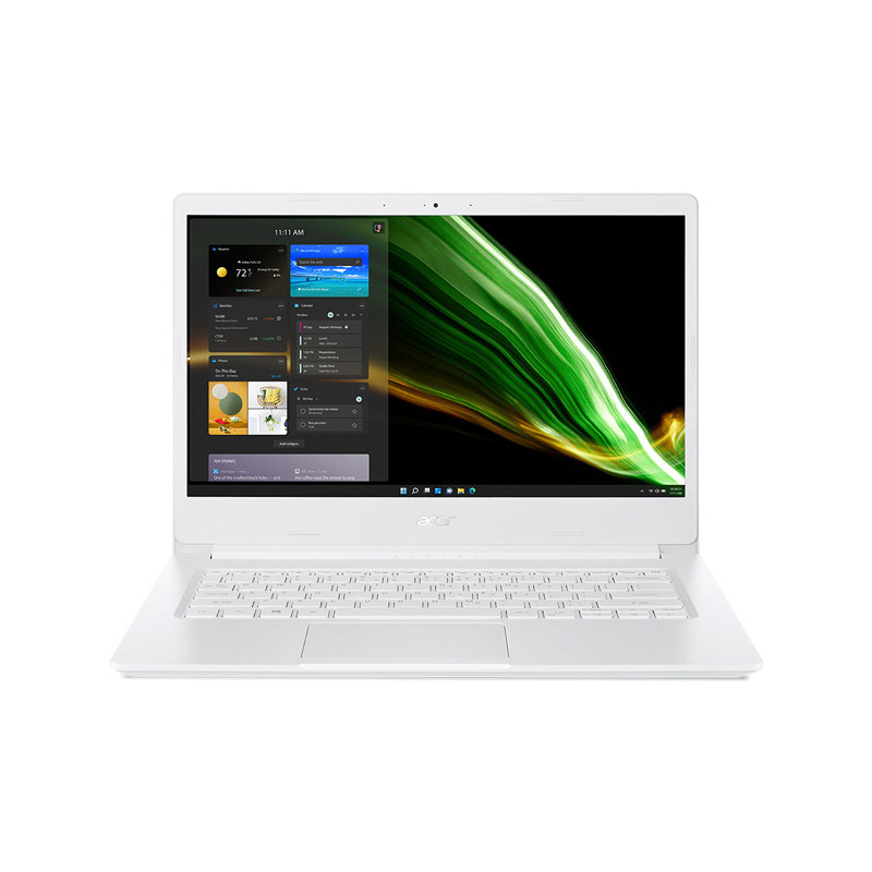 Acer Aspire 1 A114-61, Bianca, Qualcomm KRYO 468, 4GB RAM, 64GB SSD, 14" 1920x1080 FHD, Acer 1 anno Di Garanzia, Inglese Tastiera