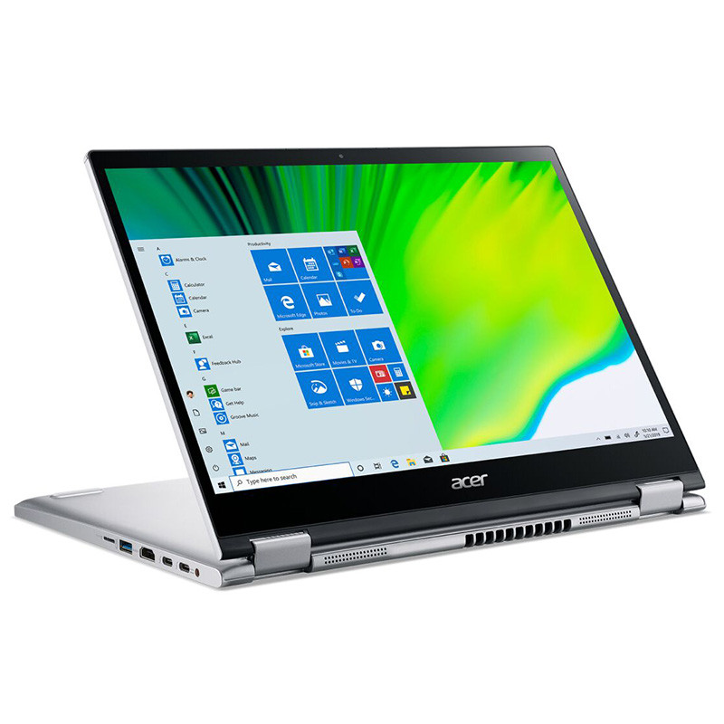 Acer Spin 3 SP313-51N-503K, Argento, Intel Core i5-1135G7, 8GB RAM, 512GB SSD, 13.3" 2560x1600 WQHD+, Acer 1 anno Di Garanzia, Inglese Tastiera