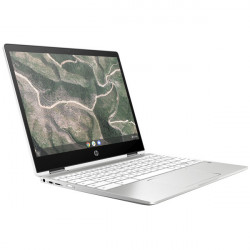 HP Chromebook x360 12b-ca0006na, Argento, Intel Celeron  N4020, 4GB RAM, 64GB eMMC, 12" 1600x900 HD+, HP 1 anno Di Garanzia, Inglese Tastiera