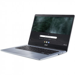 Acer Chromebook 314 CB314-1HT-C21U, Argento, Intel Celeron N4000, 4GB RAM, 64GB SSD, 14" 1920x1080 FHD, Acer 1 anno Di Garanzia, Inglese Tastiera