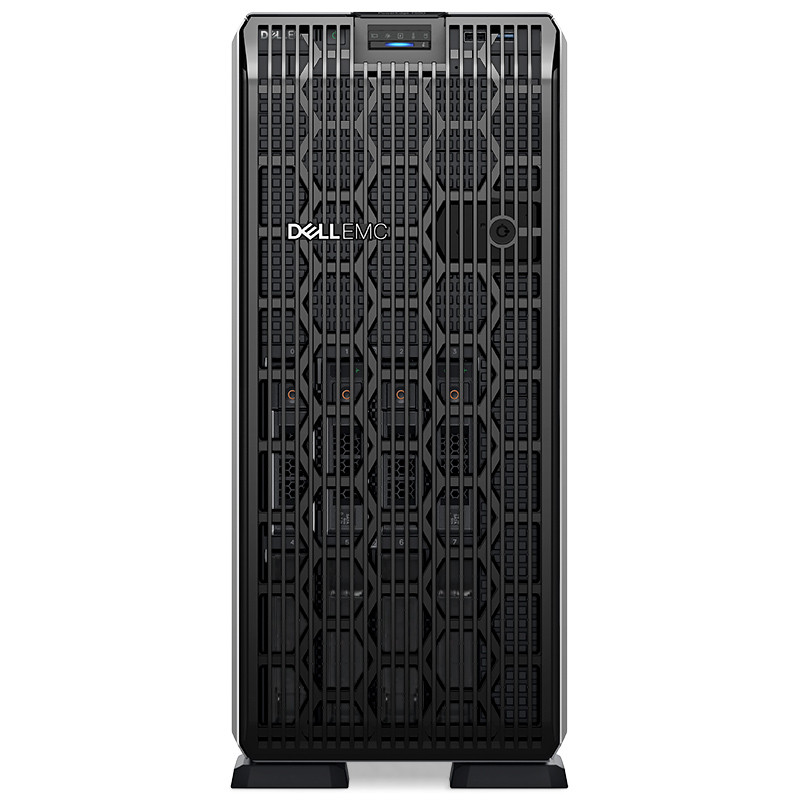 Server tower Dell PowerEdge T550, 8 alloggiamenti da 3,5", Intel Xeon Gold 6326, 32 GB di RAM, 2 SAS da 8 TB+2 SSD da 960 GB, PERC H755, Broadcom 57412 OCP a 2 porte, Broadcom 57416 a 2 porte, Dell 3 anni Di Garanzia, Inglese Tastiera