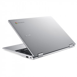 Acer Chromebook Spin 311 CP311-3H-K5M5, Argento, MediaTek MT8183, 4GB RAM, 64GB eMMC, 11.6" 1366x768 HD, Acer 1 anno UK Di Garanzia, Inglese Tastiera