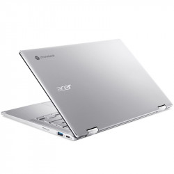 Acer Chromebook Spin 514 CP514-2H-58KL, Argento, Intel Core i5-1130G7, 8GB RAM, 128GB SSD, 14" 1920x1080 FHD Touchscreen, Acer 1 anno UK Di Garanzia, Inglese Tastiera