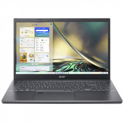 Acer Aspire 5 A515-57-72TN Laptop, Grigio, Intel Core i7-12650H, 16GB RAM, 512GB SSD, 15.6" 1920x1080 FHD, Acer 1 anno UK Di Garanzia, Inglese Tastiera