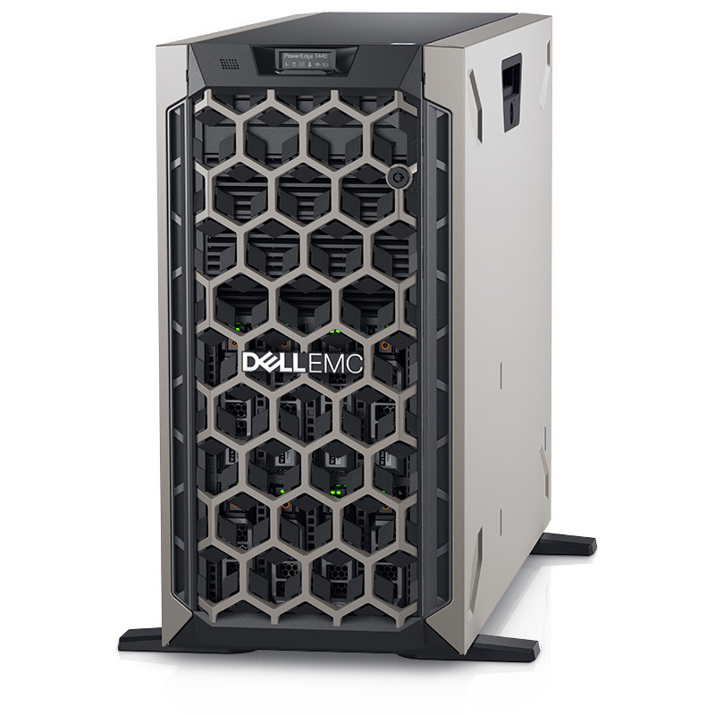 Server tower Dell PowerEdge T440, chassis con alloggiamento da 16x2,5" a 2 socket, EuroPC 1 anno Di Garanzia