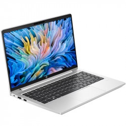 HP ProBook 445 G10 Business Laptop, Argento, AMD Ryzen 5 7530U, 8GB RAM, 256GB SSD, 14" 1920x1080 FHD, HP 1 anno Di Garanzia, Inglese Tastiera
