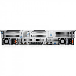 Server rack Dell PowerEdge R7625, chassis con alloggiamento hot plug da 16x2,5", doppio AMD EPYC 9174F, 192 GB di RAM, 2 SSD da 960 GB, PERC H355, doppio alimentatore da 1.400 W, Dell 3 anni di garanzia