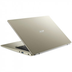 Acer Swift 1 SF114-34  Ultra-thin Laptop, Oro, Intel Pentium Silver N6000, 8GB RAM, 512GB SSD, 14" 1920x1080 FHD, Acer 1 anno UK Di Garanzia, Inglese Tastiera