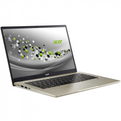 Acer Swift 1 SF114-34  Ultra-thin Laptop, Oro, Intel Pentium Silver N6000, 8GB RAM, 512GB SSD, 14" 1920x1080 FHD, Acer 1 anno UK Di Garanzia, Inglese Tastiera