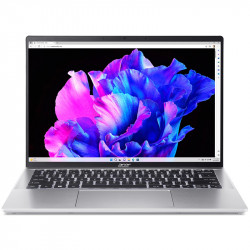 Acer Swift Go SFG14-72-59Q3 Ultra-thin Laptop, Argento, Intel Ultra 5 125H, 16GB RAM, 1TB SSD, 14" 2880x1800 2.8K OLED, Acer 1 anno UK Di Garanzia, Inglese Tastiera