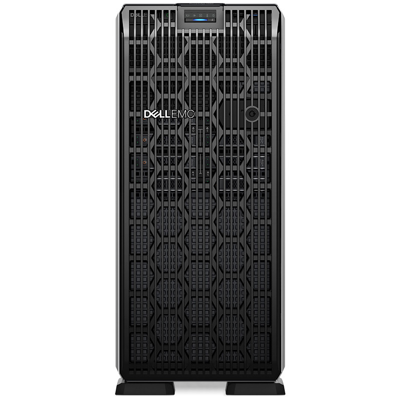 Server tower Dell PowerEdge T550, chassis con alloggiamento da 8 x 2,5", Intel Xeon Silver 4314, 128 GB di RAM, 5 SSD da 1,92 TB+2 SSD da 480 GB, DVDRW, PERC H755, doppio alimentatore da 800 W, Dell 3 anni di garanzia