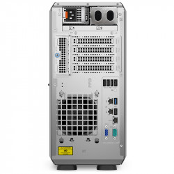 Server tower Dell PowerEdge T350, chassis con alloggiamento da 8 x 3,5", Intel Xeon E-2314, 32 GB di RAM, 2 SSD SATA da 960 GB, PERC H355, alimentatore da 700 W, Dell 3 anni di garanzia