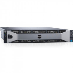 Server rack Dell PowerEdge R730xd, chassis con alloggiamento da 12 x 3,5", doppio Intel Xeon E5-2680 v3, 384 GB di RAM, 2 SAS 10K da 600 GB + 12 SAS 7,2K da 4 TB, PERC H730P, doppio alimentatore da 1.100 W, EuroPC 1 anno di garanzia