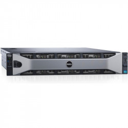 Server rack Dell PowerEdge R730xd, chassis con alloggiamento da 12 x 3,5", doppio Intel Xeon E5-2680 v3, 384 GB di RAM, 2 SAS da 10.000 GB da 600 GB + 5 SAS da 7,2 KB da 4 TB, PERC H730P, doppio alimentatore da 1.100 W, EuroPC 1 anno di garanzia