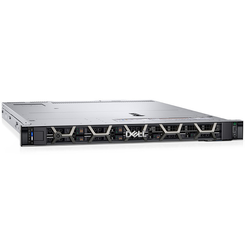 Server rack Dell PowerEdge R450, chassis con alloggiamento da 8 x 2,5", doppio Intel Xeon Silver 4314, 256 GB di RAM, 4 SAS 10K da 600 GB, PERC H755, doppio alimentatore da 1.100 W, Dell 3 anni di garanzia